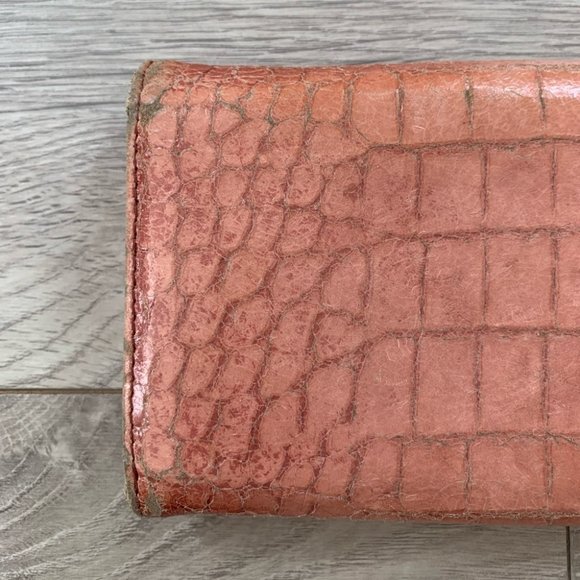 Miu Miu  Pink Leather Snap Closure Long Wallet - Picture 5 of 12